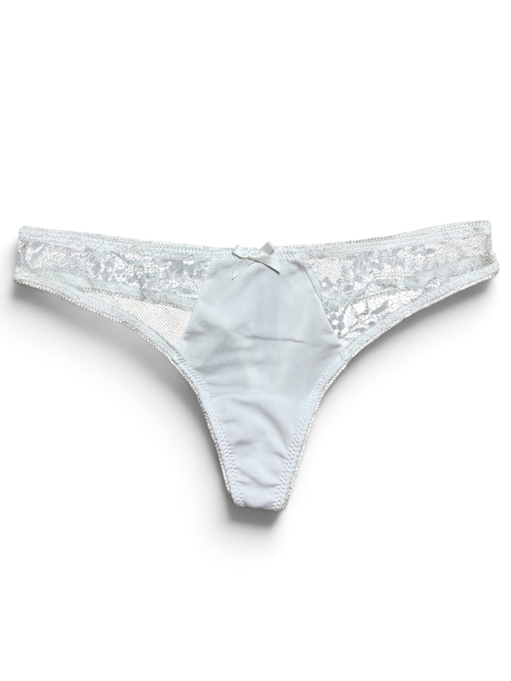 Adore White Lace Thong Panty